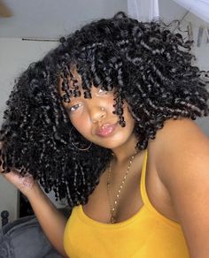 Hair Bangstyle, 360 Hair, Hair Knot, Curly Hair Extensions, Beautiful Natural Hair, Pelo Afro, Beautiful Curly Hair, Hair Detangler, Baddie Hairstyles