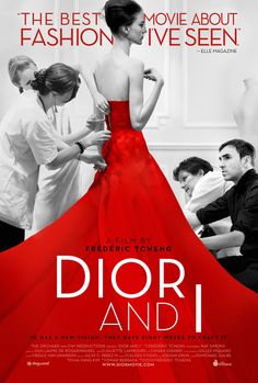 the dvd cover for dior and i is shown on a carpeted floor with people looking at it