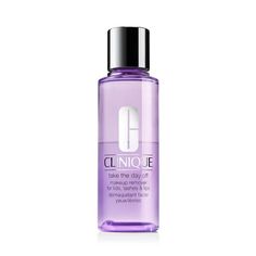 What it is: Clinique's best-selling, totally tugless liquid makeup remover that whisks away eye and lip makeup. Who it's for: Ideal for all skin types. Size: 4.2 oz/125 ml. Clinique Makeup Remover, Eye And Lip Makeup, Clinique Cosmetics, Clinique Skincare, Liquid Makeup, Clinique Makeup, Whisks