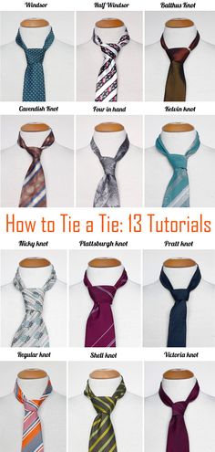 Types Of Tie Knots For Men, Tie A Tie Easy Tutorials, Tying A Tie Step By Step, How To Tie A Tie For School, Tie Ties Tutorial, How To Tie A Tie Step By Step