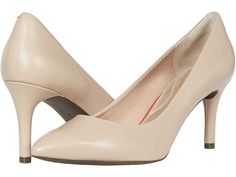 Rockport TM75MMPTH Plain Pump | Zappos.com Classic Fitted Heels For Night Out, Chic Fitted Heels For Business, Chic Fitted Business Heels, Beige Heels For Night Out, Beige Fitted Heels For Night Out, Fitted Beige Heels For Night Out, 4-inch Heel Fitted Heels For Business Casual, 4-inch Heels For Business Casual, Fitted 4-inch Heels For Business Casual