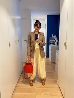 Xadrez | Sapatilha | Cesta Jane Birkin, Fall Winter, Zara, Blazer, How To Wear, Clothes