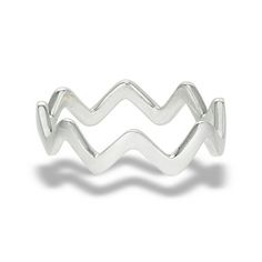 Modern Zig Zag Stacking Ring .925 Sterling Silver Band Jewelry Female Male Unisex Size 6 All our silver jewelry is crafted from .925 silver also commonly referred to as sterling silver. Sterling silver is the standard for beautiful high-quality silver jewelry and can not be replicated by lower priced silver plated jewelry. It is 92.5% pure silver, mixed with alloys to add strength and durability to stand the test of time. We promise superior service which includes fast shipping, great communicat Zig Zag Ring, Silver Theme, Pearl Anklet, Female Male, Band Jewelry, Pearl Hoop Earrings, Silver Plated Jewelry, Chic Outfit, Fashion Ring