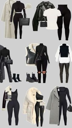 #Outfit ideas 77 Degree Weather Outfit, All Black Outfit For Work Salon, Chic City Outfits, Cute Classy Outfits, Casual Chic Outfits, Stile Hijab, Petite Clothing, Stylish Winter Outfits