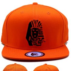 Brand New Cotton Last Kings Original Snapback Hat. Great Look With Last Kings Pharaoh Logo On An Orange Crown. Last Kings Logo And Initials On Back. Suede Underbill. One Size Fits Most. Last Kings Hats Like This Normally Sell For $40 Plus Shipping, But You Can Take Advantage Of This One For Only $21 With Free Domestic Priority Mail Shipping!!! Hat Has All Logos And Letters Embroidered, Stitched On. Matches Everything!!! Adjustable Orange Cap, Orange Adjustable Snapback Hat, Adjustable Orange Hat For Streetwear, Orange Casual Snapback Hat With Flat Bill, Orange Snapback Hats For Streetwear, Casual Orange Snapback Hat With Flat Bill, Orange Cap For Streetwear, Adjustable Orange Baseball Cap, Adjustable Orange Snapback Hat