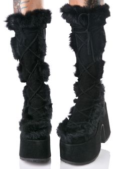 Vigilance Platform Boots Boots Shoes Women, Edgy Boots, Trendy Winter Fashion, Goth Shoes, Goth Boots, Gothic Boots, Punk Shoes, Cosplay Boots, Punk Boots