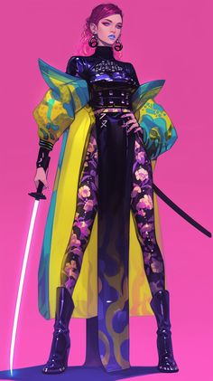 Cyberpunk Woman Art, Cyberpunk Photoshoot, Cyberpunk Women, Sci Fi Character Art, Danger Girl, Cyberpunk Character, Neon Aesthetic