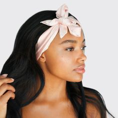 Say goodbye to bedhead with our KITSCH Multi-Way Satin Sleep Scarf in Blush. Made with chic satin charmeuse, this scarf protects your hair from friction while you sleep, allowing you to wake up frizz-free! With multiple ways to wear it, this scarf doubles as a fashion-forward accessory for daytime looks. Plus, enjoy free shipping on orders over $35! Get ready to accessorize your hair for bedtime and beyond. Shop now! Sleep Scarf, Hair Wraps For Sleeping, Silk Bandana, Silk Hair, To Say Goodbye, Frizz Free, Bed Head, Beauty Favorites, Protective Hairstyles