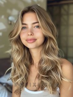 Blend Caramel Hair Pale Skin, Best Hair Colors For Pale Skin, Hair Color For Pale Skin And Green Eyes, Blonde For Pale Skin, Sand Balayage, Hair For Pale Skin, Beachy Hair Color, Summer Hair Dye, Strawberry Highlights