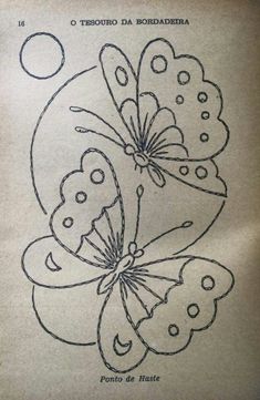 a drawing of a butterfly on top of a piece of paper with words written in spanish