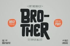 an image of the font used for bro - thor typeface