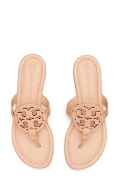 Known for its supple leather, iconic branding and lightly cushioned footbed, the original Miller sandal is a timeless favorite. Cushioned footbed Leather upper and lining/rubber sole Imported Clothes For Women Over 50, Miller Sandal, Wedge Flip Flops, Tory Burch Miller, Tory Burch Miller Sandal, Dream Shoes, Christmas Wishlist, Sandal Women, Shoe Style