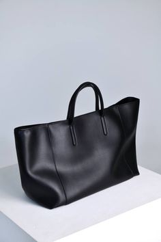 Tote Leather Bag, Woman Shoulder, Oversized Tote Bag, Black Leather Tote, Leather Bag Women, Fabric Bag, Artificial Leather, Leather Purse, Leather Tote Bag