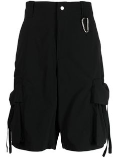 Techwear Cargo Shorts With Cargo Pockets, Black Cargo Knee-length Shorts, Black Cargo Shorts With Belt Loops, Black Cargo Pants With Belt Loops, Black Short Length Cargo Pants With Belt Loops, Black Short-length Cargo Pants With Belt Loops, Black Knee-length Cargo Shorts With Pockets, Black Cargo Shorts With Side Pockets, Black Cargo Style Shorts