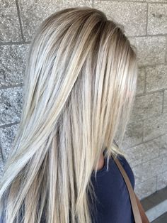 Balayage Straight Hair, Long Blonde, Long Straight Hair, Long Blonde Hair, Cool Hair Color