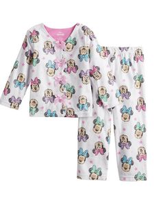 Girl's Pajamas Size 2T NWT. Condition is New with tags. Shipped FAST AND FREE with USPS First Class Package. Valued at $34.00. Two piece includes top & bottoms Top is long Sleeves & button front Elastic waist pants Polyester  Flame resistant Machine wash Sleep Clothes, Fleece Pajamas, Cute Toys, Elastic Waist Pants, Girls Pajamas, Disney Girls, Baby & Toddler Clothing, Pant Shirt, Costumes For Women