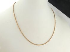 Gliederkette Halskette Kette Rosegold 45cm Edelstahl 2mm