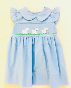 Easter Smocked Dress, Valentine Hair Bows, Mermaid Headband, Girls Smocked Dresses, Girls Smock, Girl D, Toddler Headbands, Bunny Easter, Easter Outfit