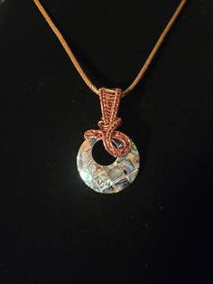 This abalone agogo bead is gorgeous. A suitable piece for any mermaid at heart. This one has been lovingly wrapped in tarnish resistant wire and comes on an 18 inch cord. Carnelian Pendant, Make A Person, Feeling Special, Feeling Great, Cross Pendant, Heart Pendant, Necklace Lengths, Handmade Items, Pendant Necklace