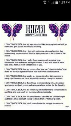 Chiari sucks Chiari Malformation Type 1, Dysautonomia Pots, Ehlers Danlos, Migraine Headaches, Health Journey