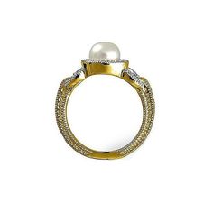 A timeless design, this pearl diamond ring is set in pave diamond and 14K gold. Simple and elegant, it will never go out of style.Signature Pearl Diamond Pave Ring 14KT Yellow Gold, 44 Diamonds 0.18ct Size 6, may be sized. White Pearl 7mm Jude Frances Zasha Diamond White Pearl Ring With Diamond Accents For Promise, Elegant Diamond Pearl Promise Ring, Elegant Diamond Pearl Ring For Promise, Diamond White Pearl Ring With Diamond Accents, Luxury Pearl Ring With Diamond Accents For Promise, Akoya Pearl Ring With Diamond Accents For Anniversary, Anniversary Akoya Pearl Ring With Diamond Accents, Classic Pearl Ring With Diamond, Elegant Pearl Ring With Diamond Center Stone