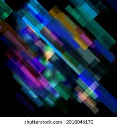 an abstract background consisting of multicolored lines and rectangles with space for text