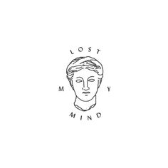 the logo for lost my mind, which features an image of a man's head