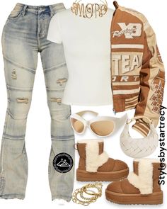 Fall 🍁 link in bio🍁🍁🍁🍁🍁🍁🍁 Baddie Brown Outfits, Brown Concert Outfit Ideas, Fly Fall Outfits, Winter Tailgate Outfit College, Shein Fall Outfits 2024, Fall Boutique Ideas, Fall Birthday Fits, Winter Birthday Outfit Ideas For Women Baddie, Chill Fall Outfits Black Women