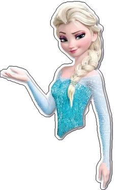 the frozen princess is holding out her hand