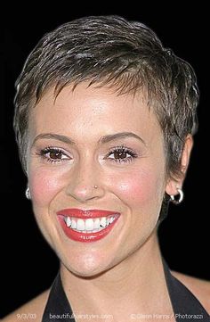 Short Haircuts For Older Women, Very Short Haircuts, Short Bangs