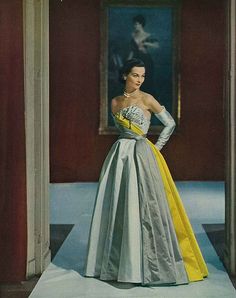 Jacques Fath, French Fashion Designers, 1950s Dress