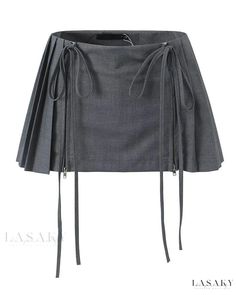 Lasaky - Stylish Pleated Midi Skirt: Elegant Design with Mini Length Cute Streetwear, Grey Pleated Skirt, Preppy Skirt, Style Anglais, Short Pollera, Y2k Mini Skirt, Mini Pleated Skirt, Y2k Skirt, England Fashion