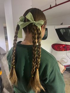 Braids, y2k hairstyles, ribbons, it girl, aesthetic hairstyles, braid, clean girl, aesthetic, girl,  summer hairstyles Daphne Core Aesthetic, Highschool Photoshoot, Katrina Core, Artistic Hairstyles, Hair Arrange, Trendy Hairstyle, Ribbon Hairstyle