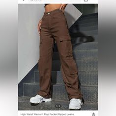 Cargo Pants Brown Lots Of Pockets Size Xs Brand New Shein The Pants Are New, Never Worn But They Do Not Have Tags Cargo Pants Brown, Snapchat Questions, Cargo Pants Color