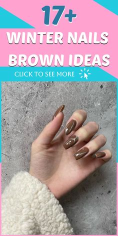 🍂 Make a statement this winter with eye-catching Winter Nails Brown Ideas that are as warm and inviting as a cup of hot cocoa. Whether you choose a glossy chestnut brown polish or intricate coffee-inspired nail art, your nails will be a reflection of your sophisticated style. Get ready to cozy up to the season with these stunning brown nail designs that exude comfort and class! #WinterNailInspiration #BrownNailGoals Coffee Nails Designs, Winter Nails Brown, Brown Nail Designs, Fall Ombre, Summer Pedicure, Brown Nail Polish, Brown Nail, Brown Nails Design, Nails Brown