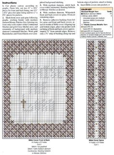 the cross stitch pattern is shown in this page