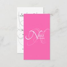 a pink and white wedding card with the word, modern elegant monogramm by elegant ty