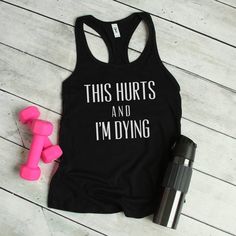 Just in case your body language doesn't make it clear enough, let other's know what you're going through with this funny, comfortable, and flattering workout tank..: Slim fit.: 60% Soft cotton; 40% Polyester (fibre content may vary for different colors).: Extra light fabric (3.9 oz/yd² (132 g/m²)).: Tear away label.: Runs smaller than usual Funny Exercise, Women Exercise, Funny Workout Tanks, Gym Tees, Workout For Women, Fitness Inspiration Quotes, Muscle Girls