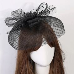 Black With Alligator Hair Clip 100% Nylon Great For Tea Party Events Or Costume Events Never Used Shein Accessories, Alligator Hair Clip, Hat Hair, Mesh Hat, Party Events, Fedora Hat, Party Event, Hat Hairstyles, Fascinator