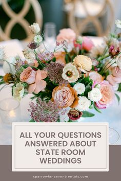 a vase filled with flowers sitting on top of a table