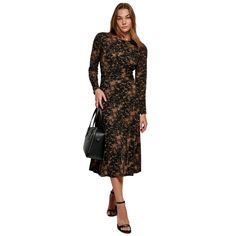 Add A Chic Twist To Your Wardrobe This Season With Calvin Klein's Printed Midi Dress. Approx. 48" Long From Center Back Neck To Hem Hidden Back Zipper Lined Polyester/Spandex Dry Clean Imported Chic Calvin Klein Dresses For Fall, Elegant Long Sleeve Midi Dress By Calvin Klein, Calvin Klein Elegant Long Sleeve Midi Dress, Elegant Long Sleeve Calvin Klein Midi Dress, Calvin Klein Midi Dress For Fall Workwear, Chic Long Sleeve Midi Dress By Calvin Klein, Chic Calvin Klein Long Sleeve Midi Dress, Calvin Klein Fitted Dresses For Fall, Calvin Klein Evening Dress For Fall