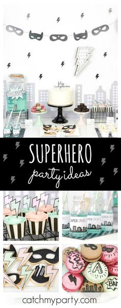 superhero party ideas and printables from catchmypary com