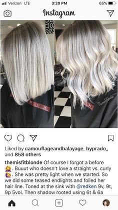 Blonde Hair With Roots, Balayage Blond, Silver Blonde Hair, Silver Blonde