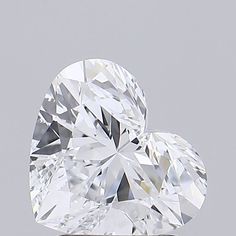 two heart shaped diamonds sitting on top of each other