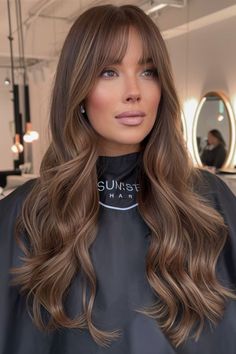 Caramel Ash Hair, Dark Blonde Caramel Hair, Caramel Latte Brunette, Iced Latte Hair Color, Light Brown Hair Color Formulas, Ash Caramel Hair, Caramel Brown Highlights On Brown Hair, Mocha Latte Hair Color, Latte Balayage Hair