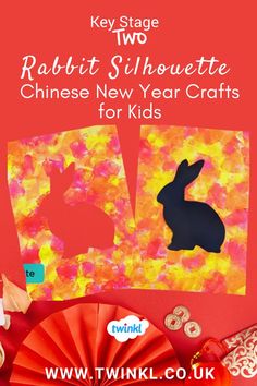 Rabbit Silhouette Chinese New Year Crafts for Kids Craft Activity For Kids