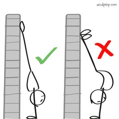 an image of two tall poles with one standing and the other pointing at each other