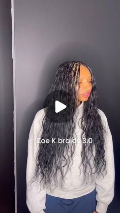 CREATOR OF THE GIA BRAID/ LOC COMBO on Instagram: "Zoe K braids 3.0 + extra row on my Virgo queen today 🖤♍️ Can we all agree that Virgos are the best sign?😆 Super lightweight, versatile knotless braids with human hair throughout the style/ends! • • • #themulook #neatbraids #neatbraider #nychairstylist #nycbraids #nycbraider #neatlocs #jetblackbraids #zoekravitz #zoekravitzbraids #nychairstylist #happyclient #goddessbraids #goddesslocs #goddesslocsnyc #nycbraids #humanhairbraids #goddessbraidsatl #mediumknotlessbraids #traveling #zoekravitzbraidsnyc #goddessbraidnyc #queensbraider #queenshairstylist #miamibraider #miamihairstylist #goddessbraids #goddess #labraider" Knotless With Human Hair Ends, Knotless Braids With Human Hair Ends, Knotless Braids With Human Hair, Hair Calendar, Zoe Kravitz Braids, Braids With Human Hair, Virgo Queen, Goddess Locs, Human Braiding Hair