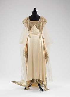 Evening Dress Callot Soeurs, 1915 The Metropolitan Museum of Art 1900s Costume, Slavic Style, Vintage Closet