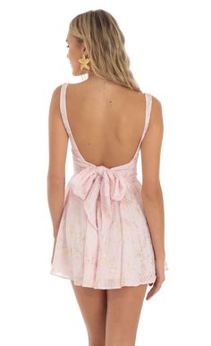 Indiana Floral Shimmer Mini Dress in Pink | LUCY IN THE SKY Dance Fits, Spring Formal Dresses, Spring Mini Dresses, Cute Formal Dresses, School Dance Dresses, Pink Dress Short, Cute Homecoming Dresses, Snow Ball, Hoco Dresses Short